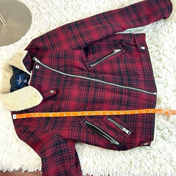 American Eagle Womens Moto Jacket Size Small - Picture 8 of 9